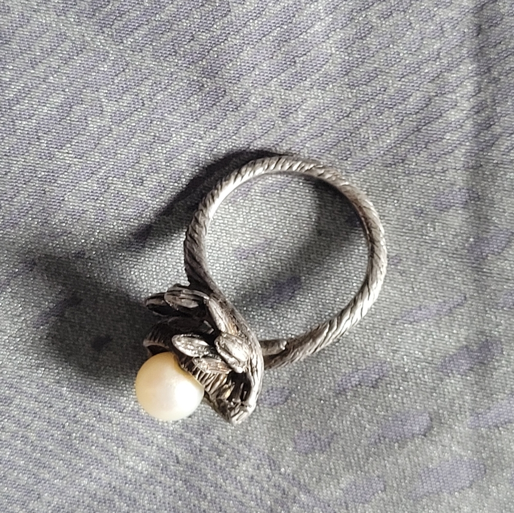 ⭐️Vintage Sterling Silver Nest Ring⭐️ - Picture 2 of 4